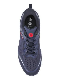 Pavers Blue Wide Fit Memory Foam Trainers