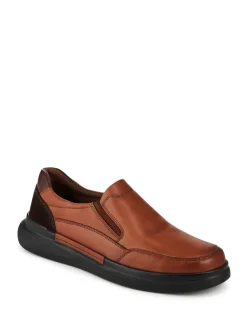 Pavers Brown Elasticated Lightweight Slip In Shoes