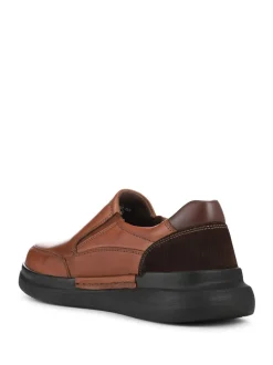 Pavers Brown Elasticated Lightweight Slip In Shoes