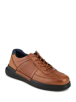 Pavers Brown Lightweight Casual Lace Up Shoes