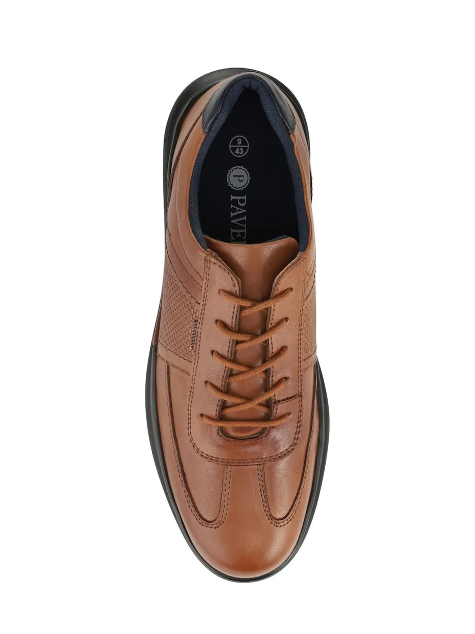 Pavers Brown Lightweight Casual Lace Up Shoes