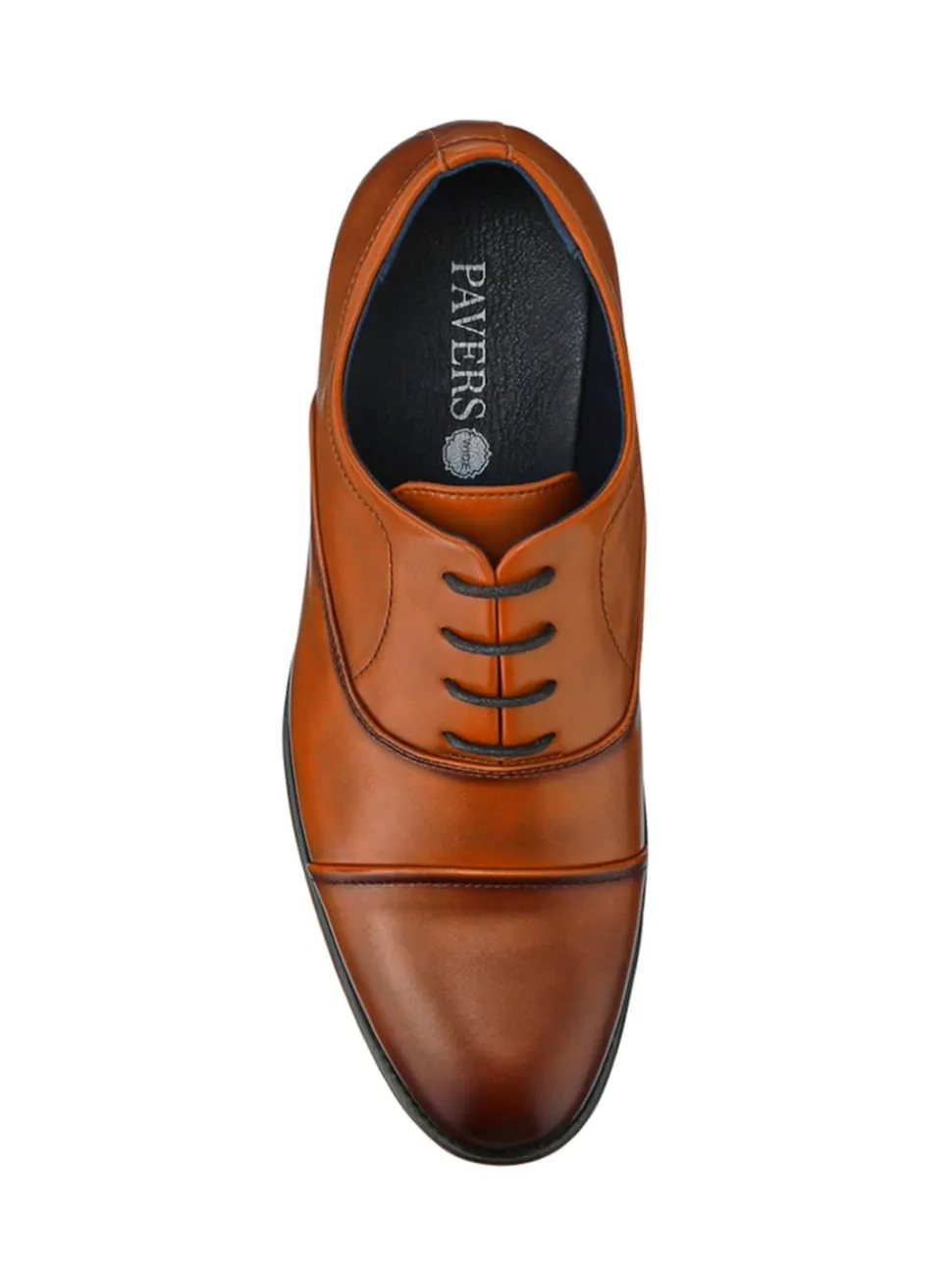 Pavers Brown Smart Lace-Up Shoes