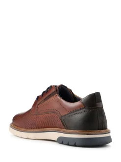 Pavers Natural Dual Fasten Leather Shoes
