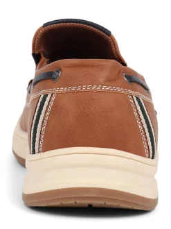 Pavers Natural Pavers Blue Slip On Boat Shoes