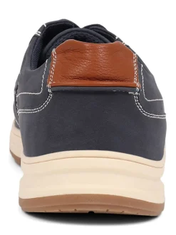 Pavers Navy Pavers Blue Casual Lace Up Shoes