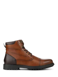 Pavers Tan Brown Gents Boots Smart