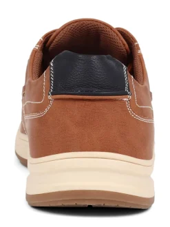 Pavers Tan Pavers Blue Casual Lace Up Shoes
