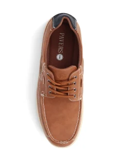 Pavers Tan Pavers Blue Casual Lace Up Shoes