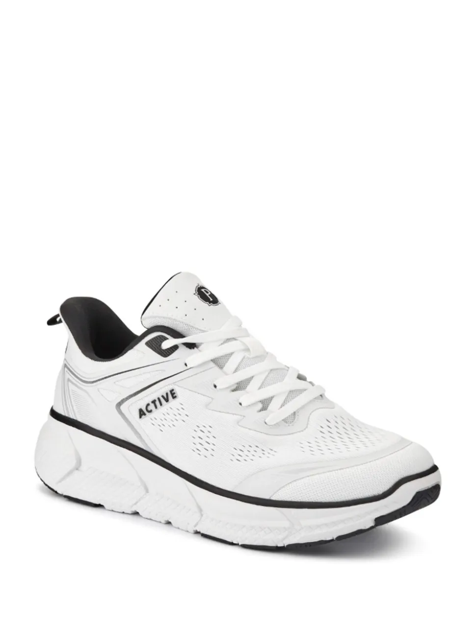 Pavers White Wide Fit Memory Foam Trainers