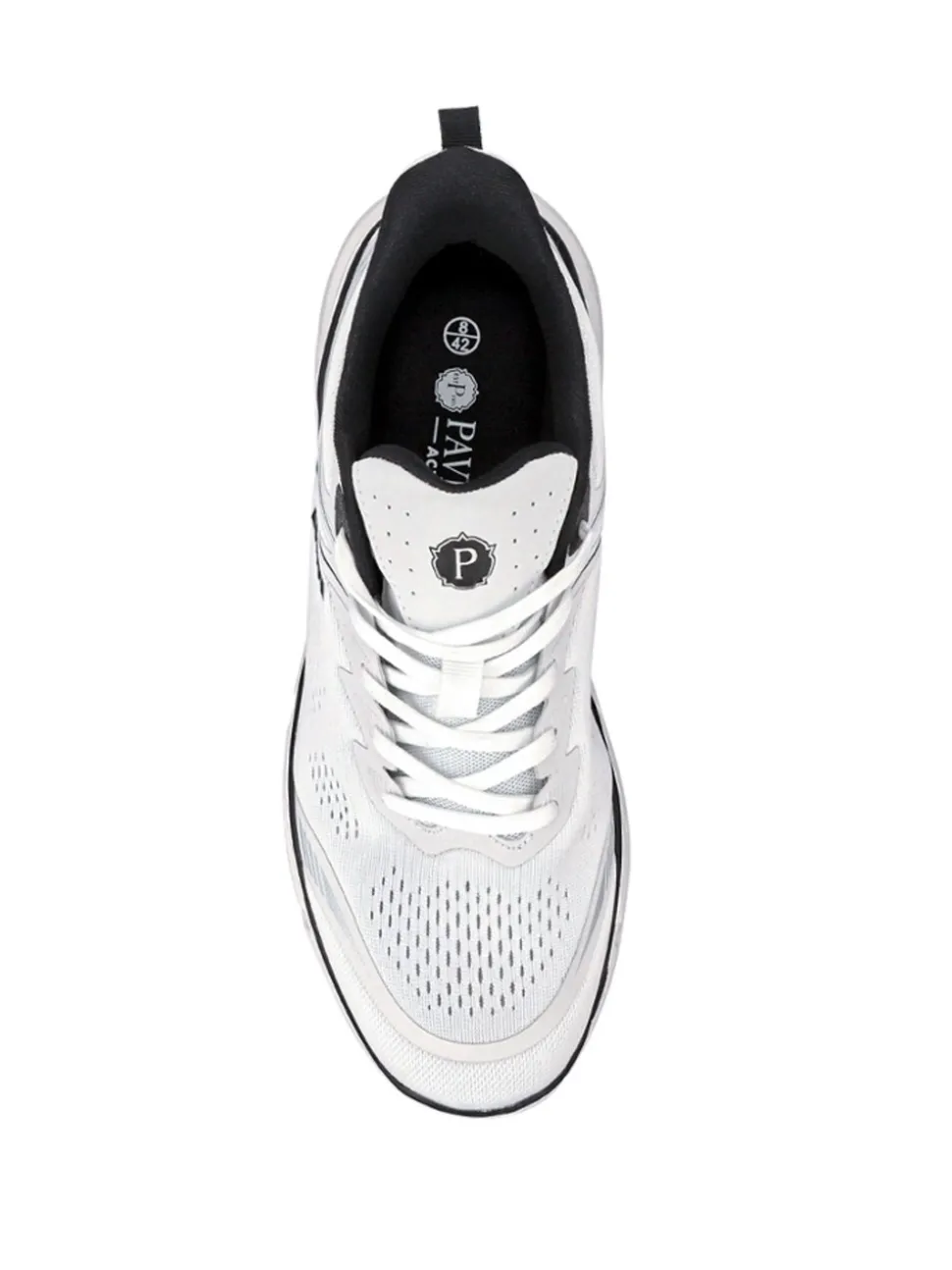 Pavers White Wide Fit Memory Foam Trainers