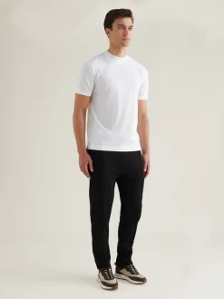 Peckham Rye Black Interlock Jersey Joggers