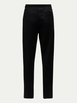 Peckham Rye Black Interlock Jersey Joggers