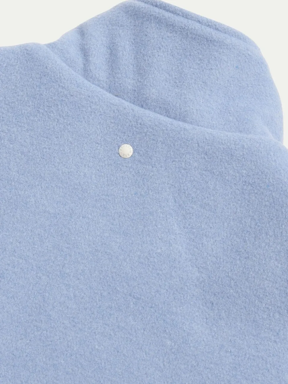 Peckham Rye Blue Full Zip Wool Blend Vest