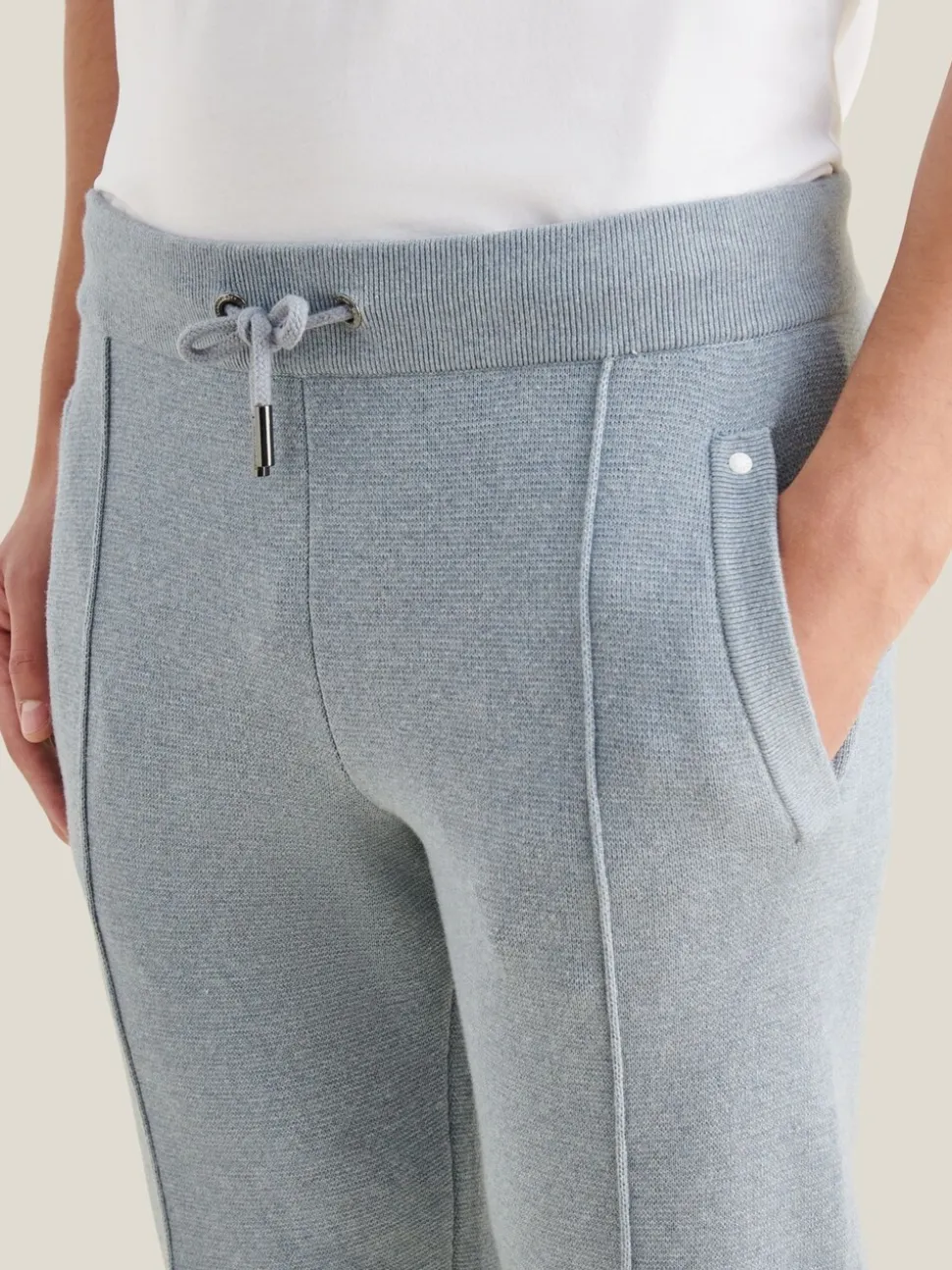 Peckham Rye Blue Milano Knit Joggers