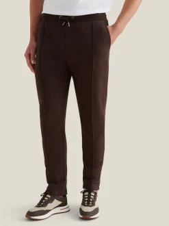 Peckham Rye Brown Interlock Jersey Joggers