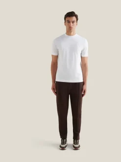 Peckham Rye Brown Interlock Jersey Joggers
