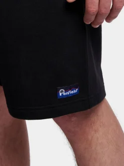 Penfield Black Mens Original Logo Sweat Shorts