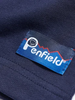 Penfield Blue Mens Original Logo Sweat Shorts