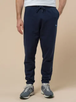 Penfield Blue Mens Relaxed Fit 100% Cotton Original Logo Joggers