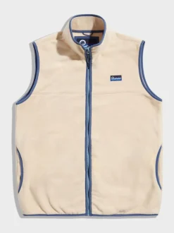 Penfield Cream Mens Graylock Fleece Vest