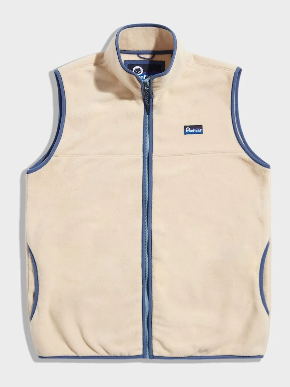Penfield Cream Mens Graylock Fleece Vest