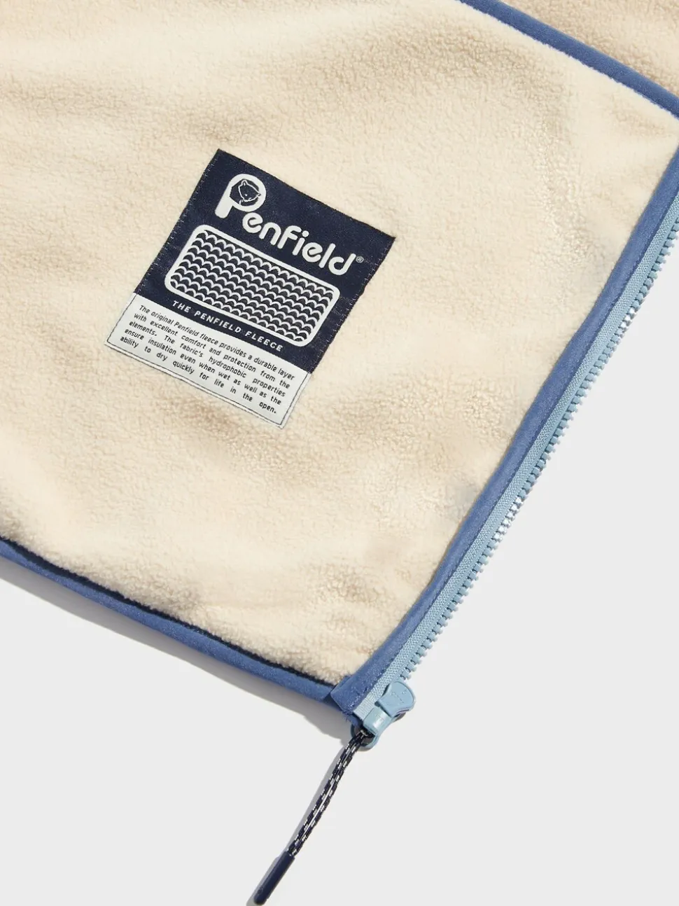 Penfield Cream Mens Graylock Fleece Vest