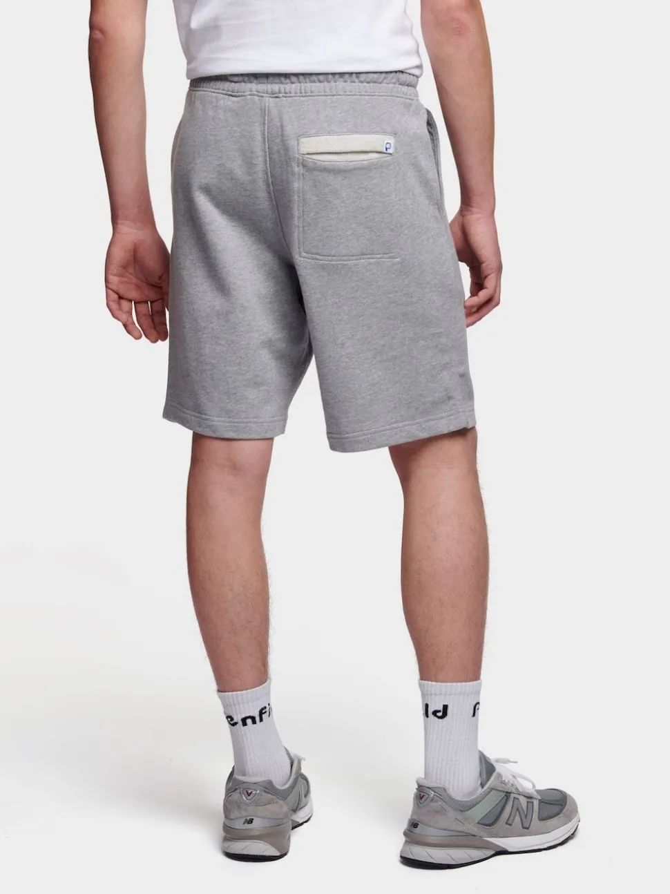 Penfield Grey Mens Original Logo Sweat Shorts