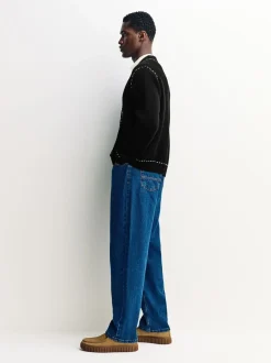 Percival Black Module Boxy Cardigan
