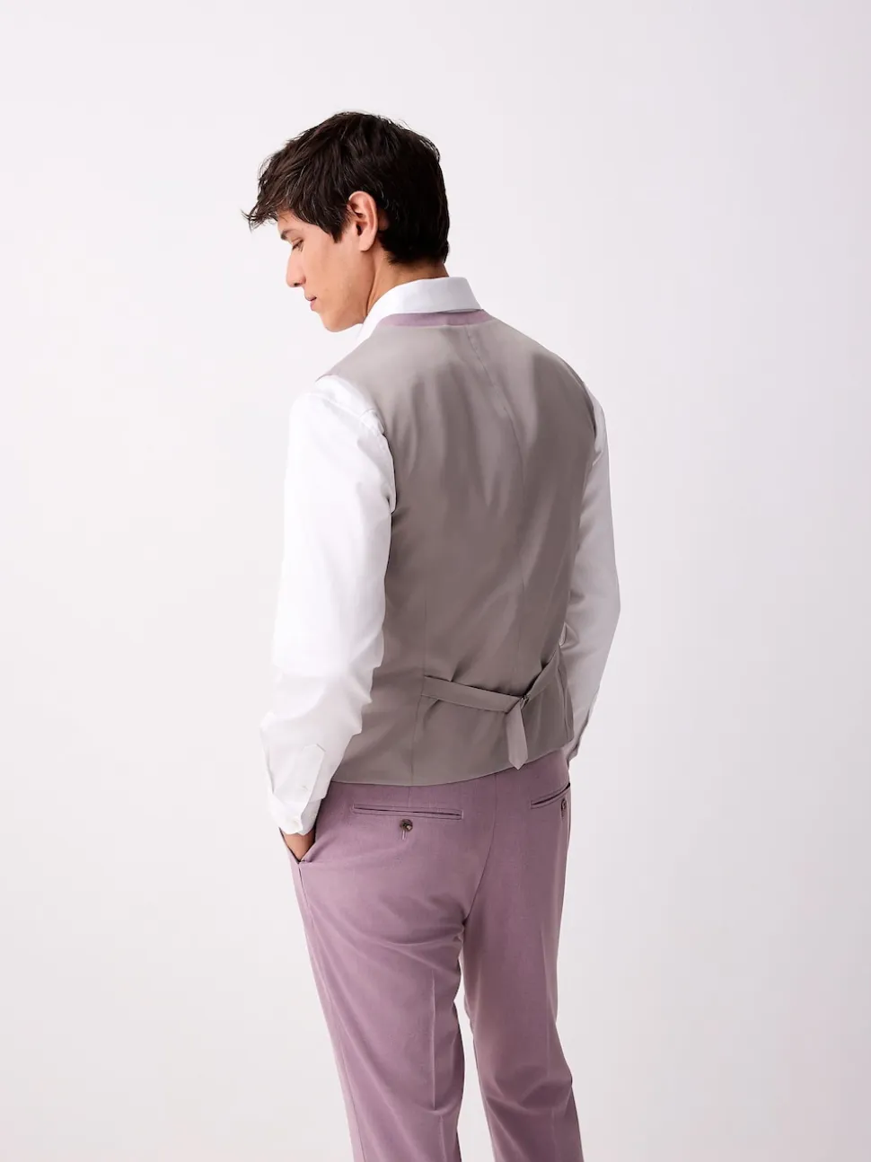 Pink Regular Fit Motionflex Stretch Waistcoat