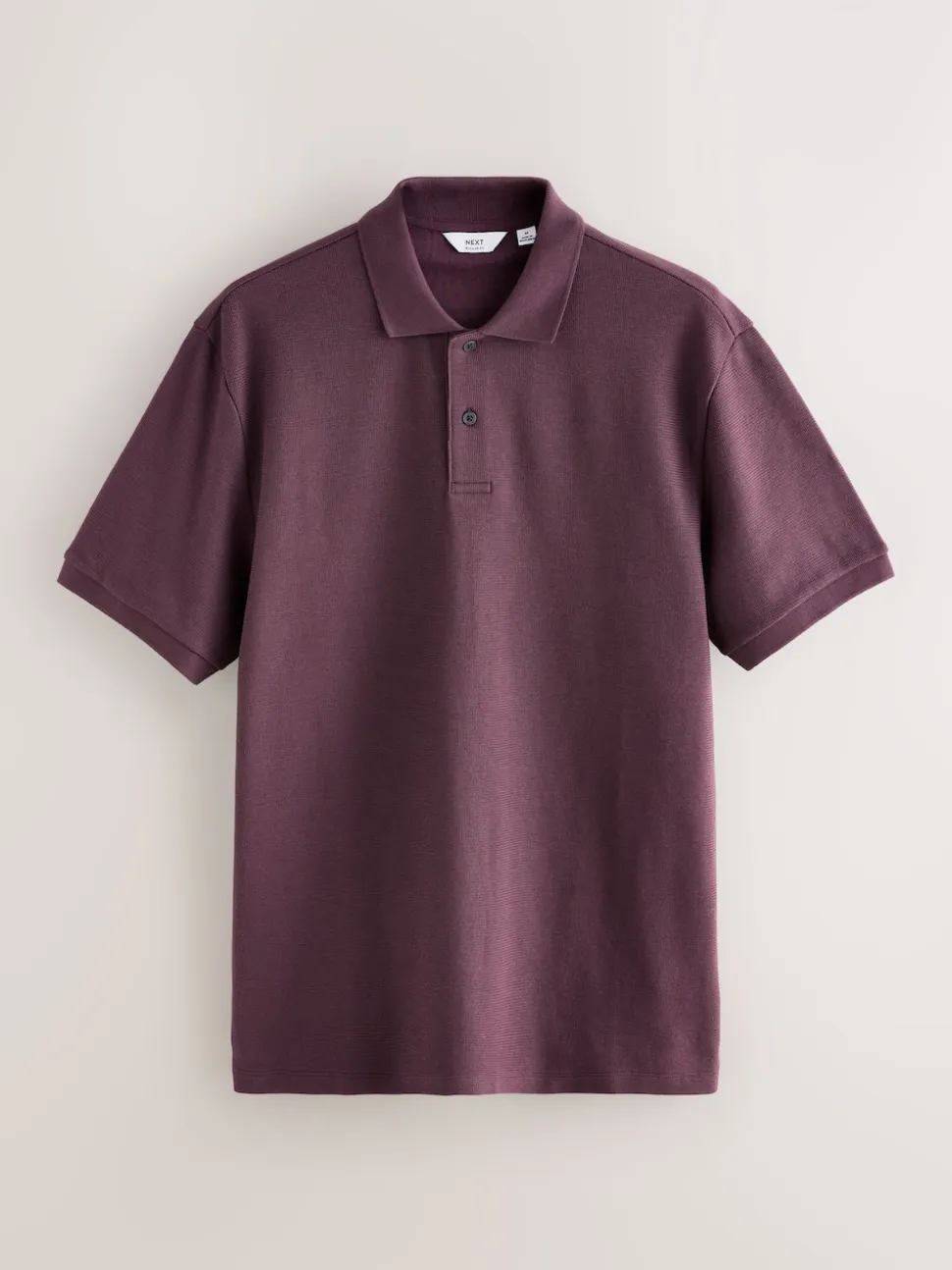 Pink Regular Fit Textured Smart Polo Shirt