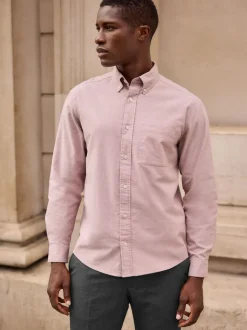 Pink Soft Touch Oxford Long Sleeve Shirt