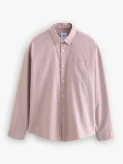 Pink Soft Touch Oxford Long Sleeve Shirt
