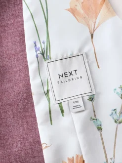 Pink Textured Linen Suit Waistcoat