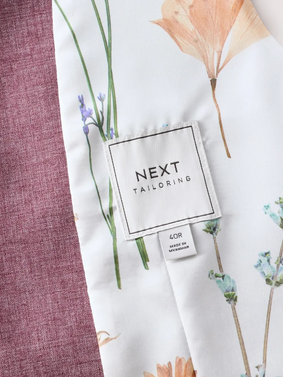 Pink Textured Linen Suit Waistcoat