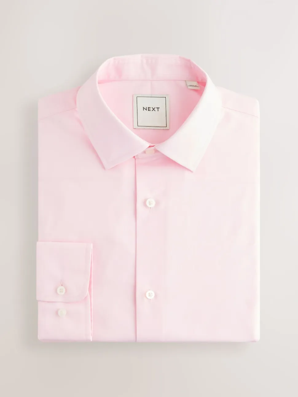 Pink/Blue Regular Fit Easy Care Long Sleeve Single Cuff Smart Shirts 2 Pack