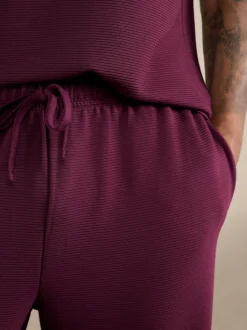 Plum Purple TENCEL™ Modal Blend Short Sleeve Pyjamas Set