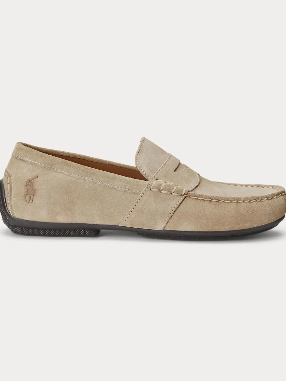 Polo Ralph Lauren Beige Reynold Suede Driver Loafers