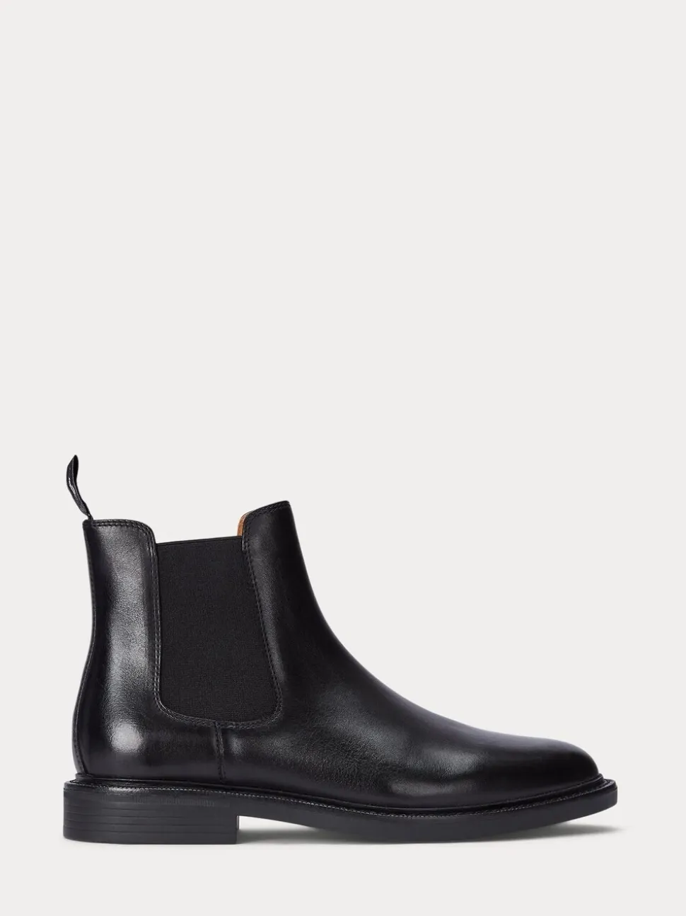 Polo Ralph Lauren Black Asher Chelsea Mid Cut Boots