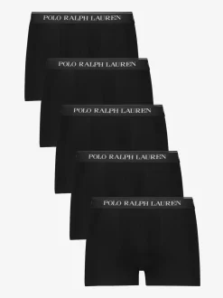 Polo Ralph Lauren Black Classic Stretch Boxers 5 Pack