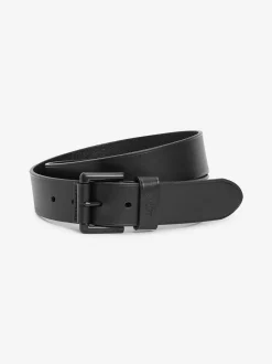Polo Ralph Lauren Black Ground Leather Pony Player Belt
