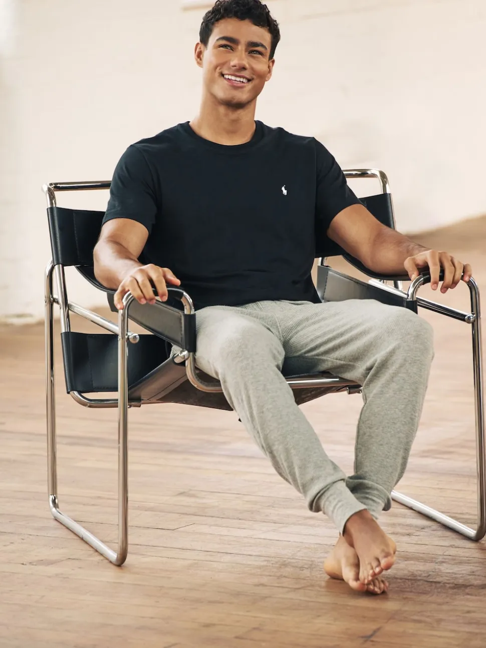 Polo Ralph Lauren Black Logo Cotton Jersey T-Shirt