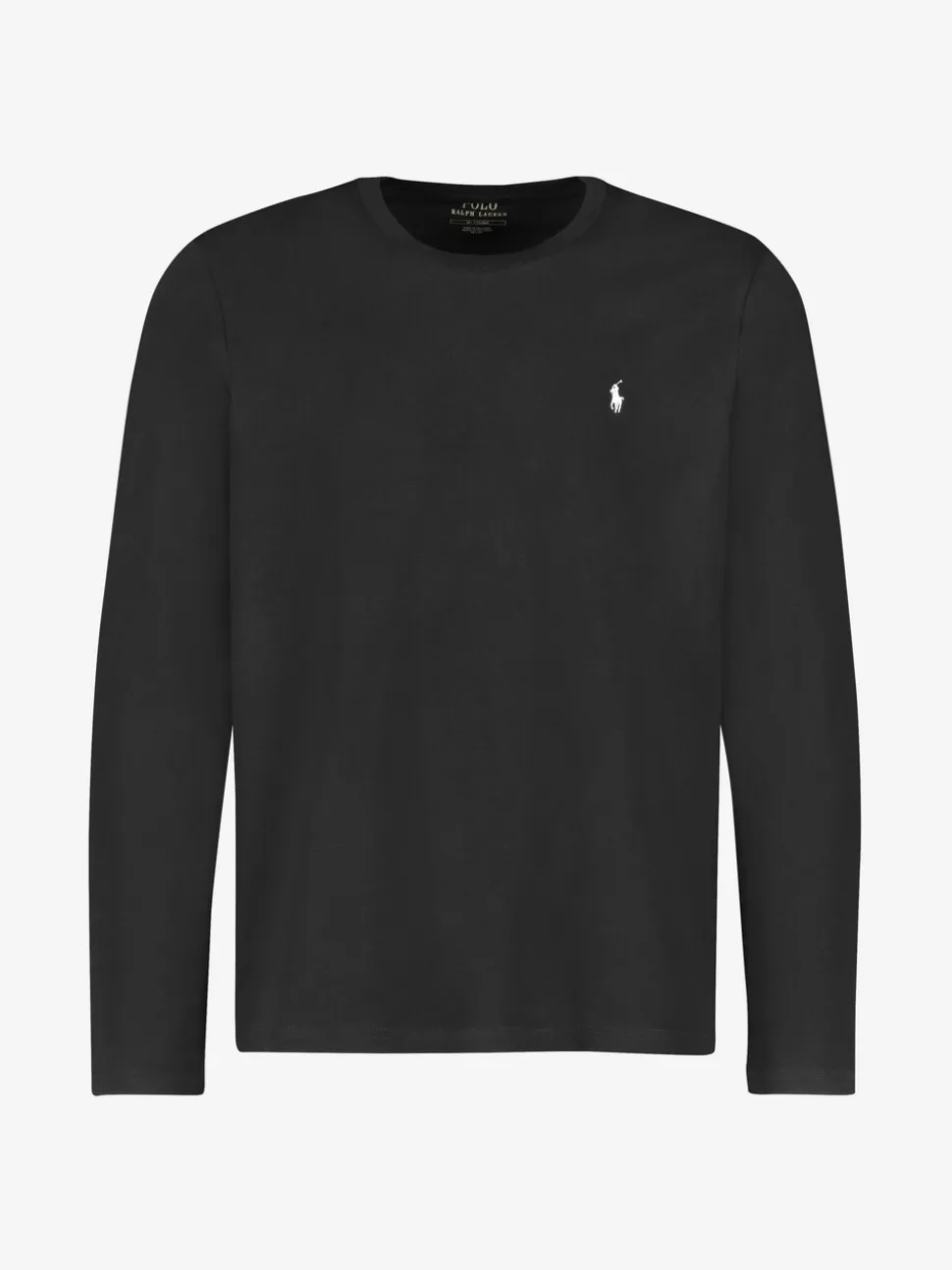 Polo Ralph Lauren Black Logo Long Sleeve Cotton T-Shirt