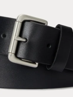 Polo Ralph Lauren Black Leather Jeans Belt