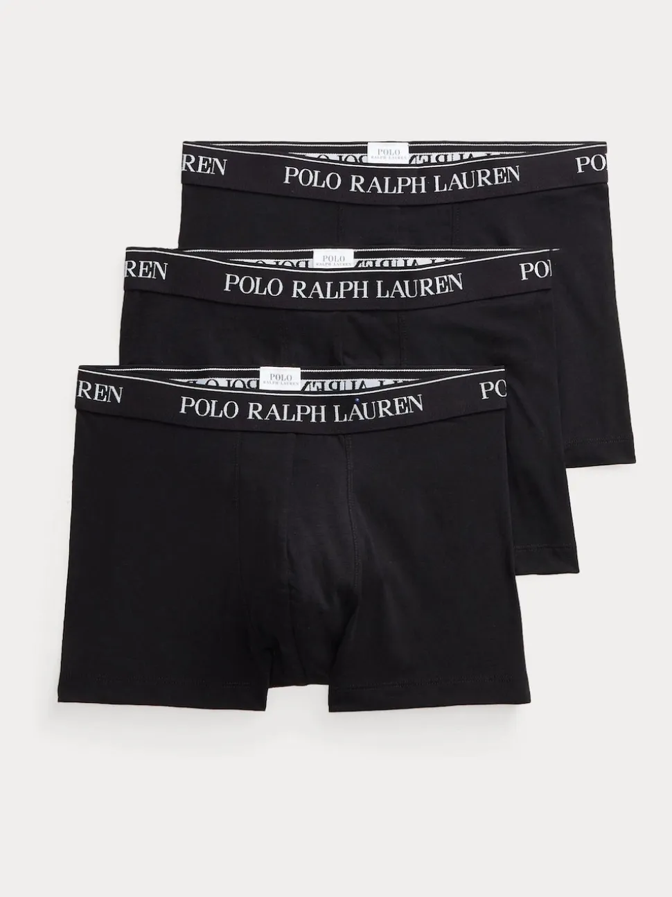 Polo Ralph Lauren Black Stretch Cotton Boxers 3 Pack
