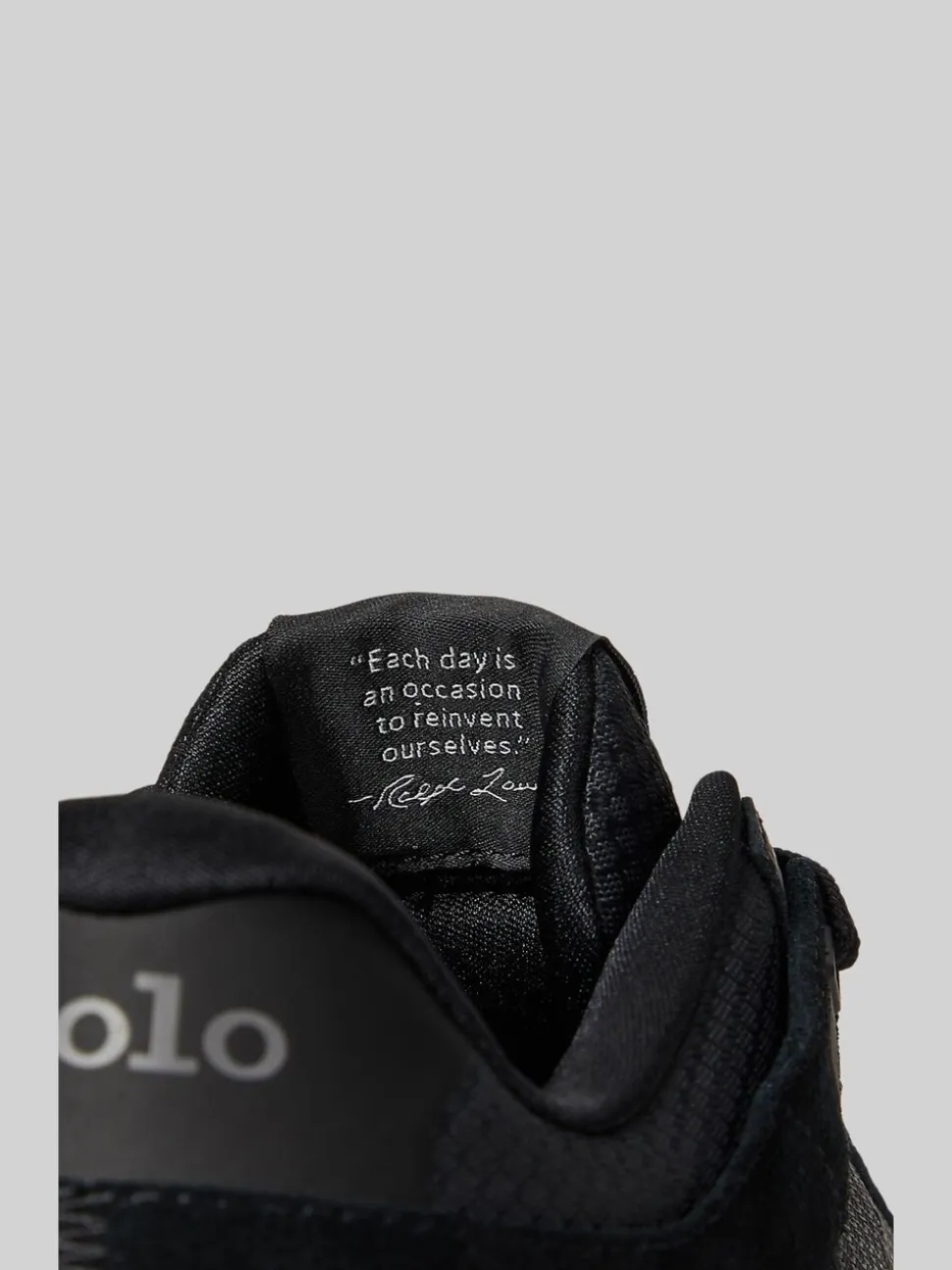 Polo Ralph Lauren Black Train 89 V2 Sport Trainers