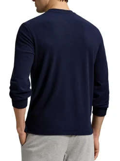 Polo Ralph Lauren Black Taper Fit Logo Waistband Jersey Joggers