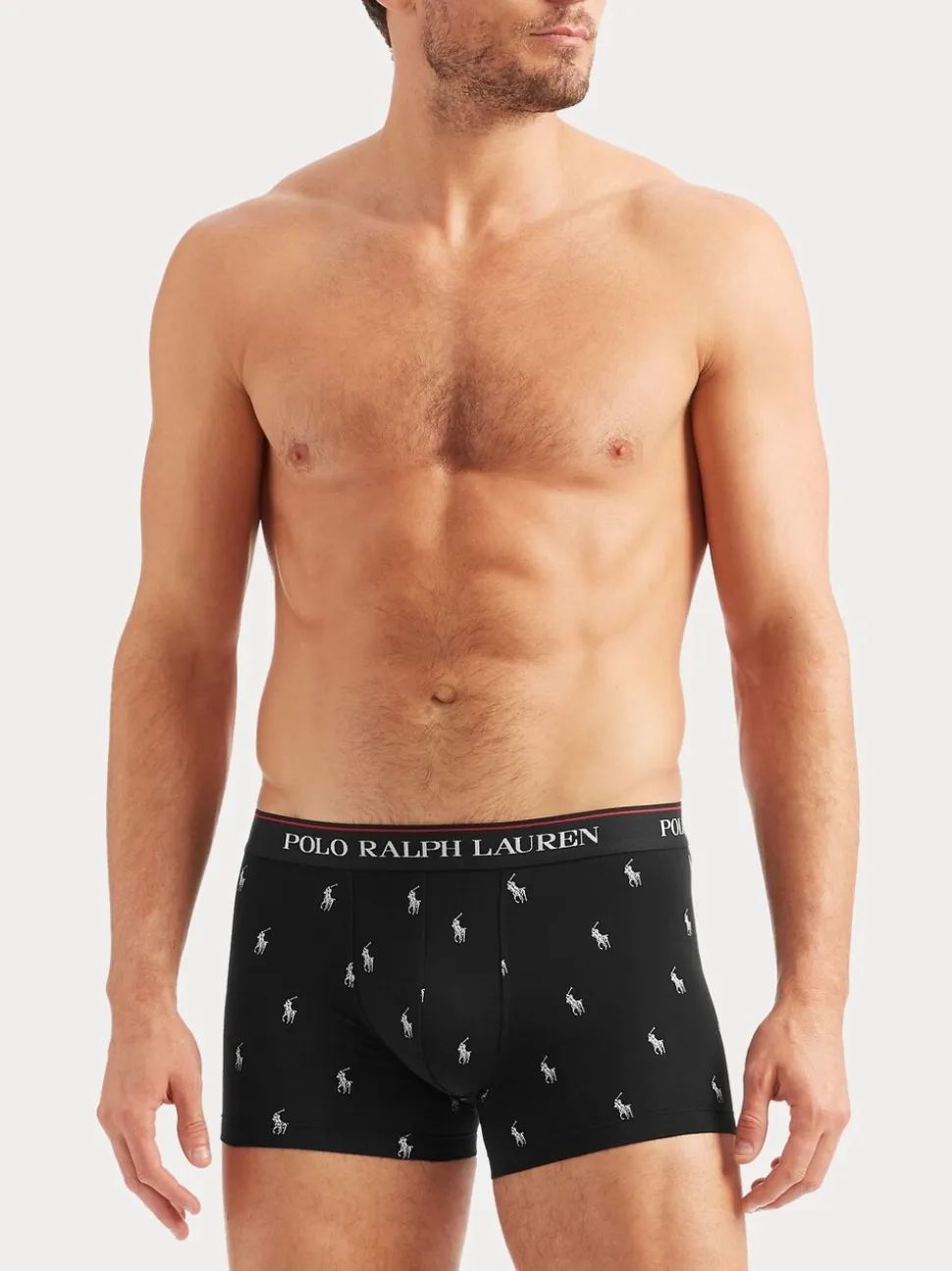 Polo Ralph Lauren Black/White Stretch Cotton Boxers 3 Pack