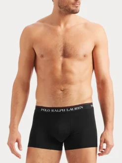 Polo Ralph Lauren Black/White Stretch Cotton Boxers 3 Pack