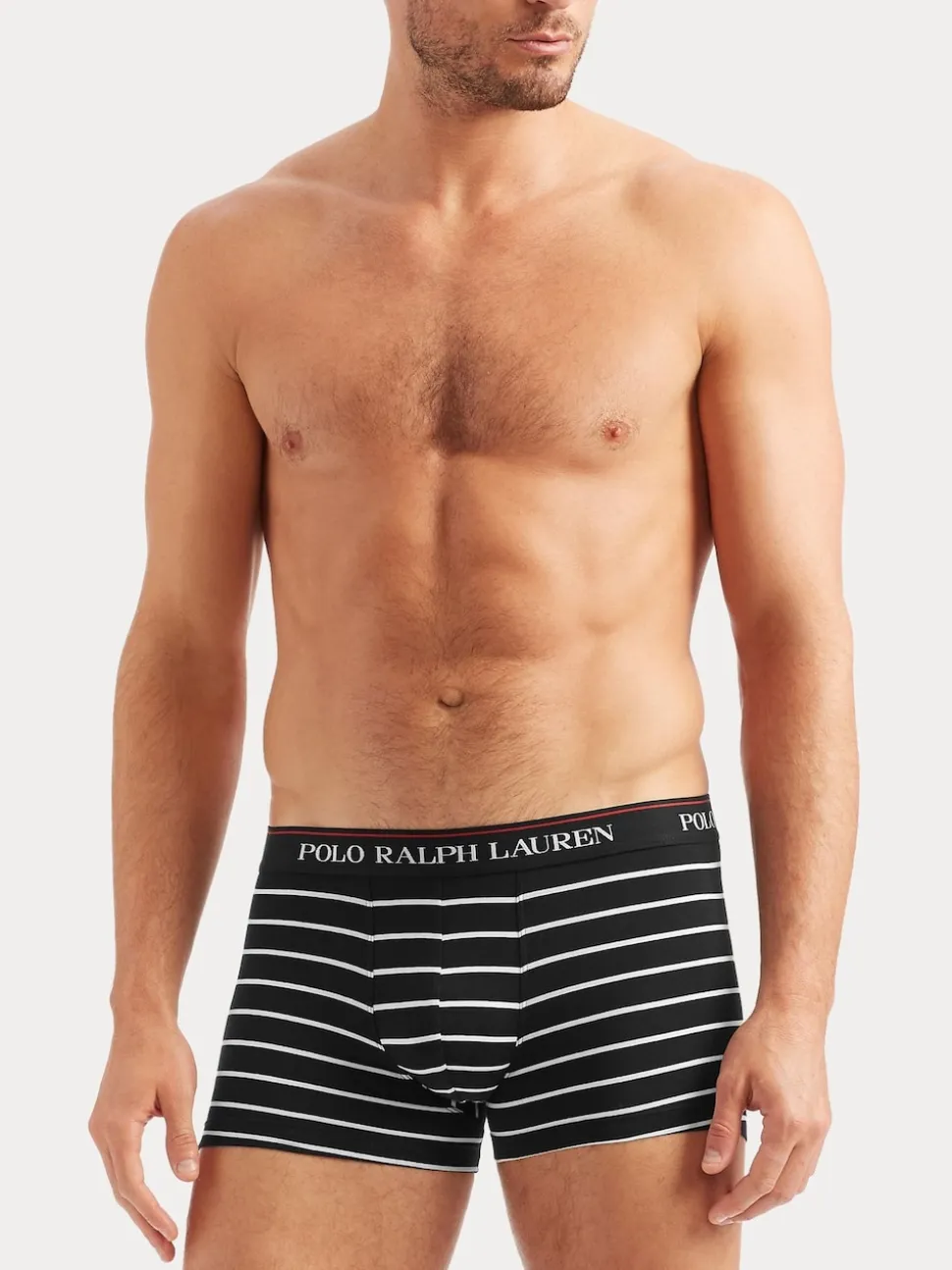 Polo Ralph Lauren Black/White Stretch Cotton Boxers 3 Pack