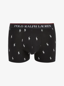 Polo Ralph Lauren Black/White Stretch Cotton Boxers 3 Pack